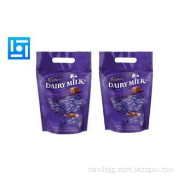 Sugar Purple Surface Resealable Foil Bags /  Aluminum Bags